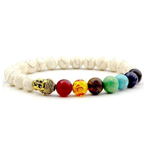 2017 Newst 7 Chakra Bracelet Men Black Lava Healing Balance Beads Reiki Buddha Prayer Natural Stone Yoga Bracelet For Women